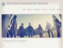 Tablet Screenshot of nepbaptist.com